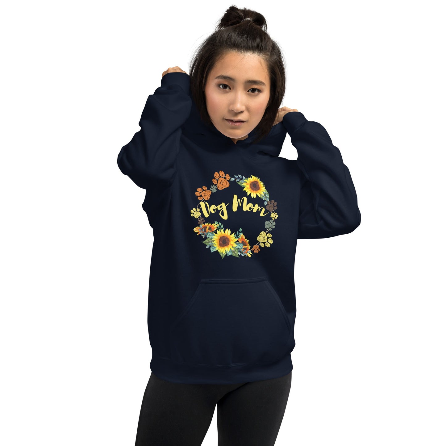 Dog Mom Sunflower Hoodie - DoggyLoveandMore