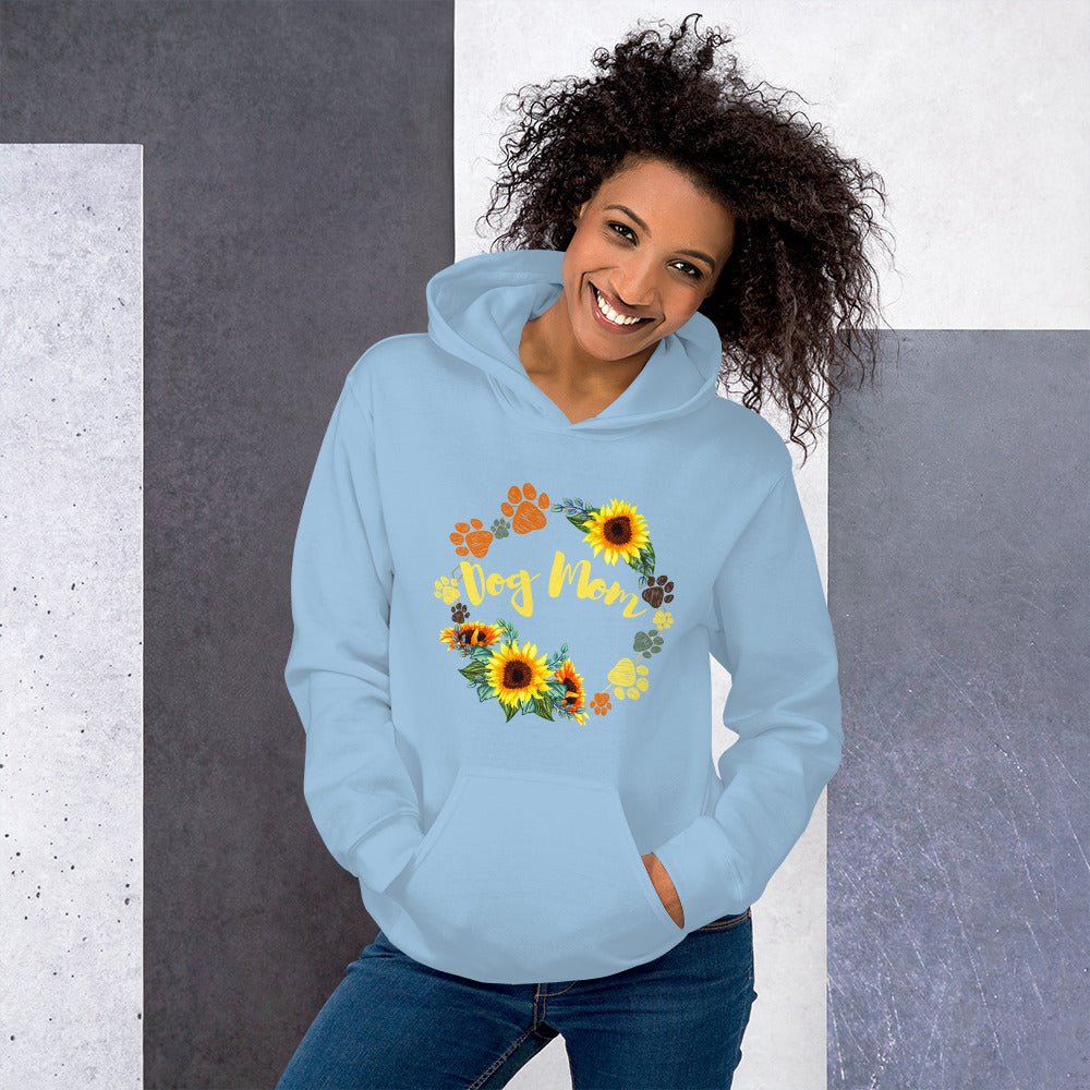 Dog Mom Sunflower Hoodie - DoggyLoveandMore