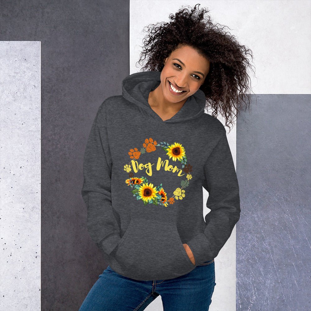 Dog Mom Sunflower Hoodie - DoggyLoveandMore