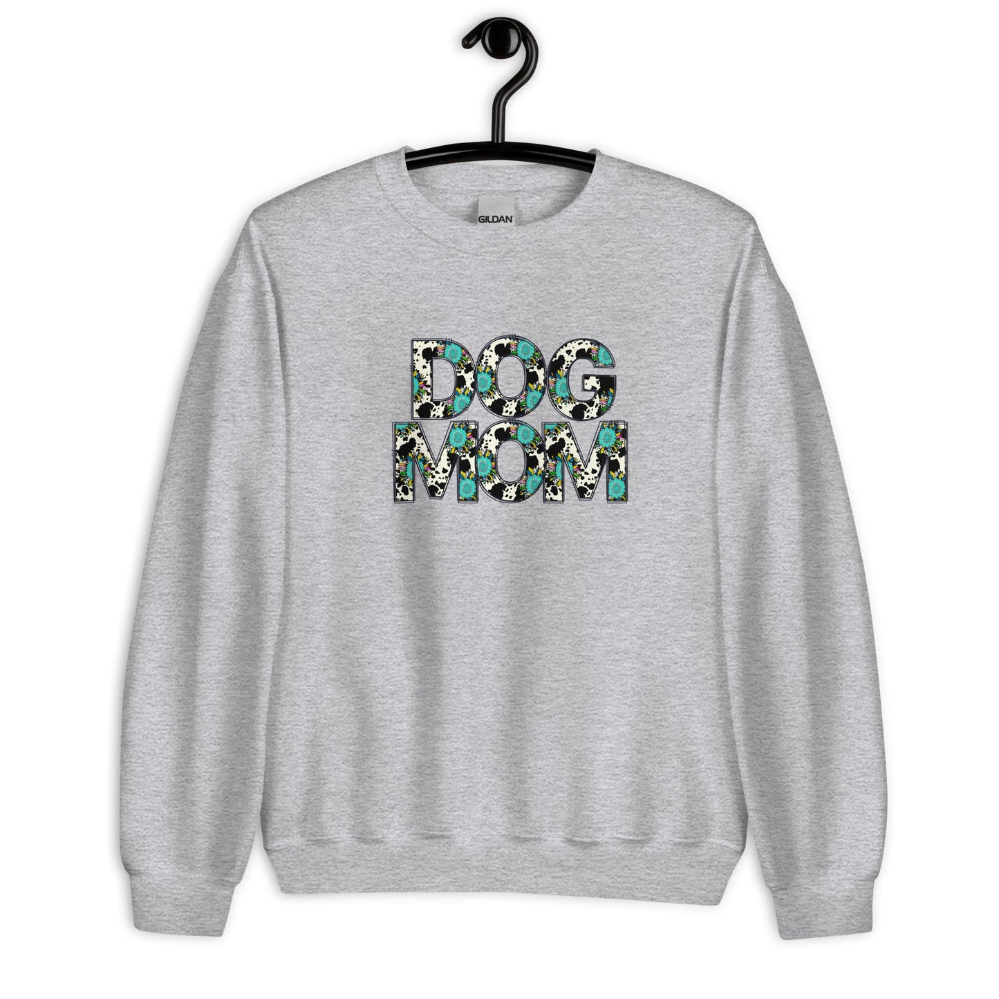 Dog Mom Teal Sunflower Sweatshirt - DoggyLoveandMore