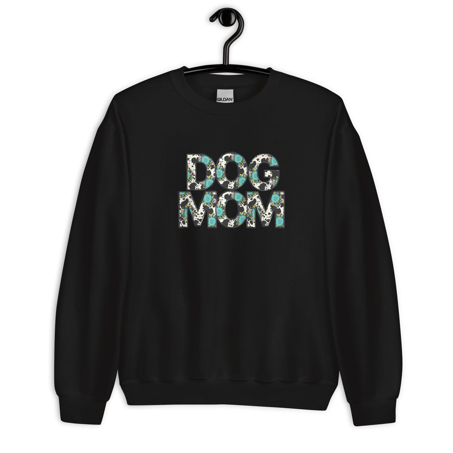 Dog Mom Teal Sunflower Sweatshirt - DoggyLoveandMore