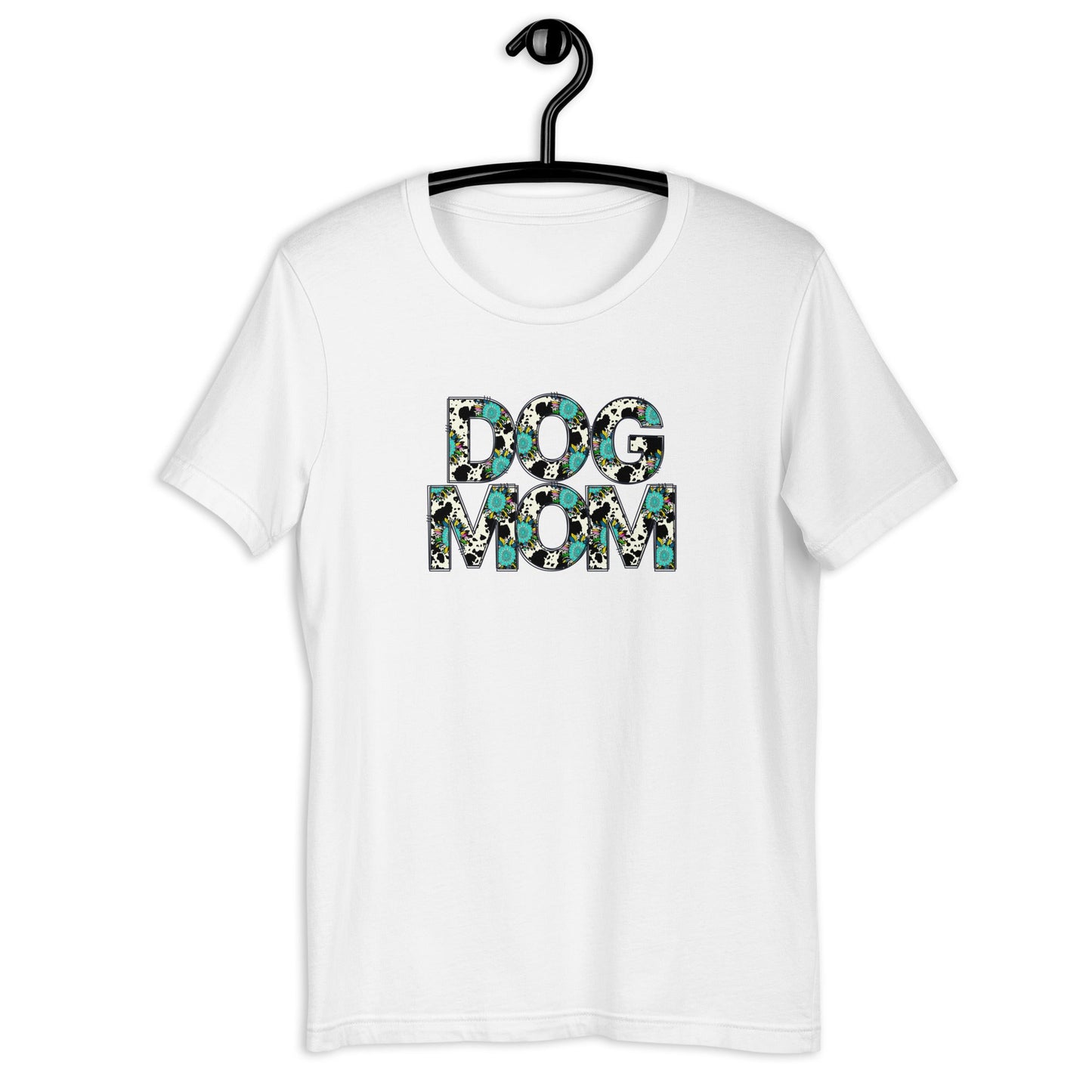 Dog Mom Teal Sunflower T-Shirt - DoggyLoveandMore