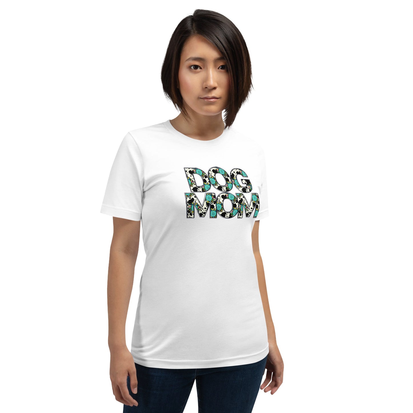 Dog Mom Teal Sunflower T-Shirt - DoggyLoveandMore