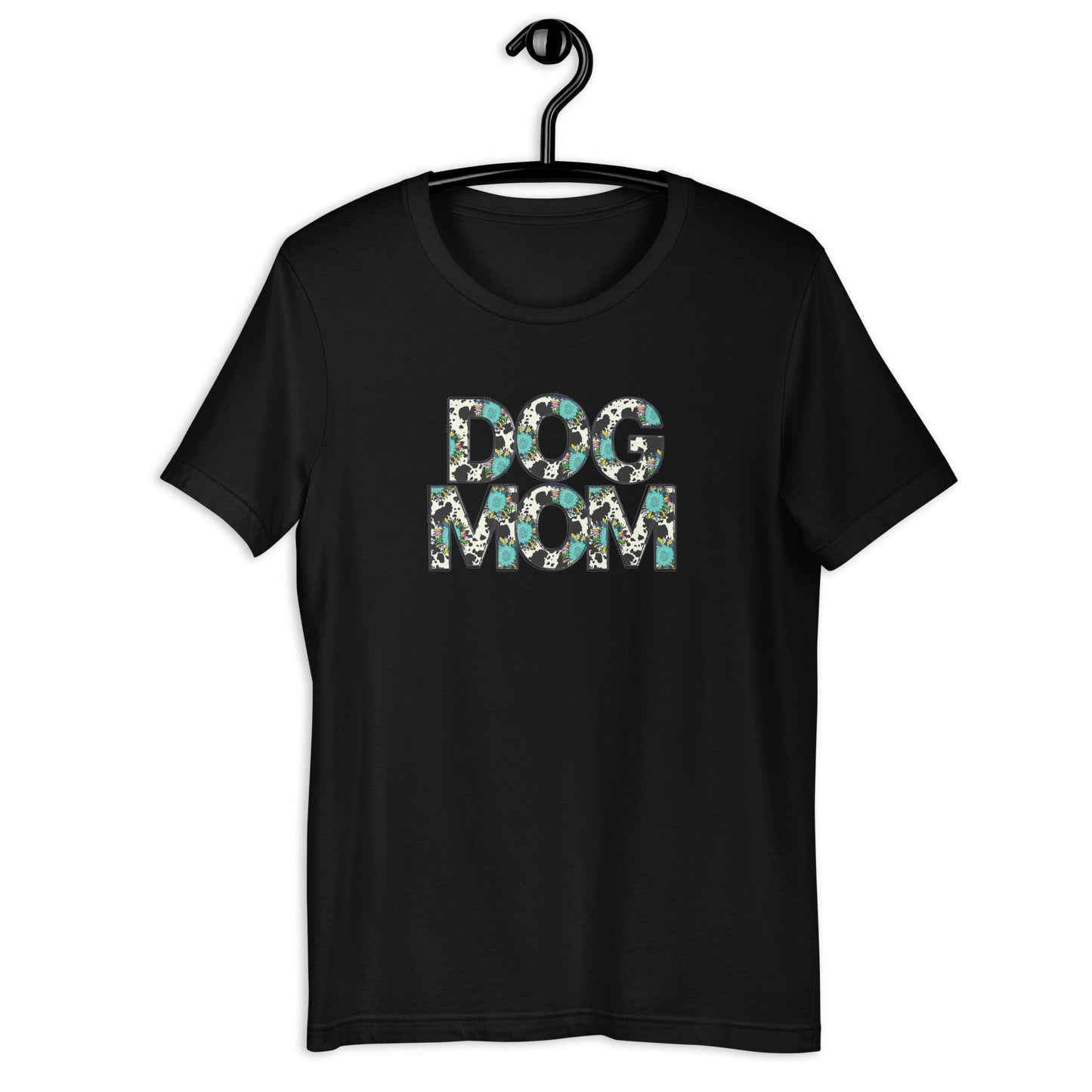 Dog Mom Teal Sunflower T-Shirt - DoggyLoveandMore