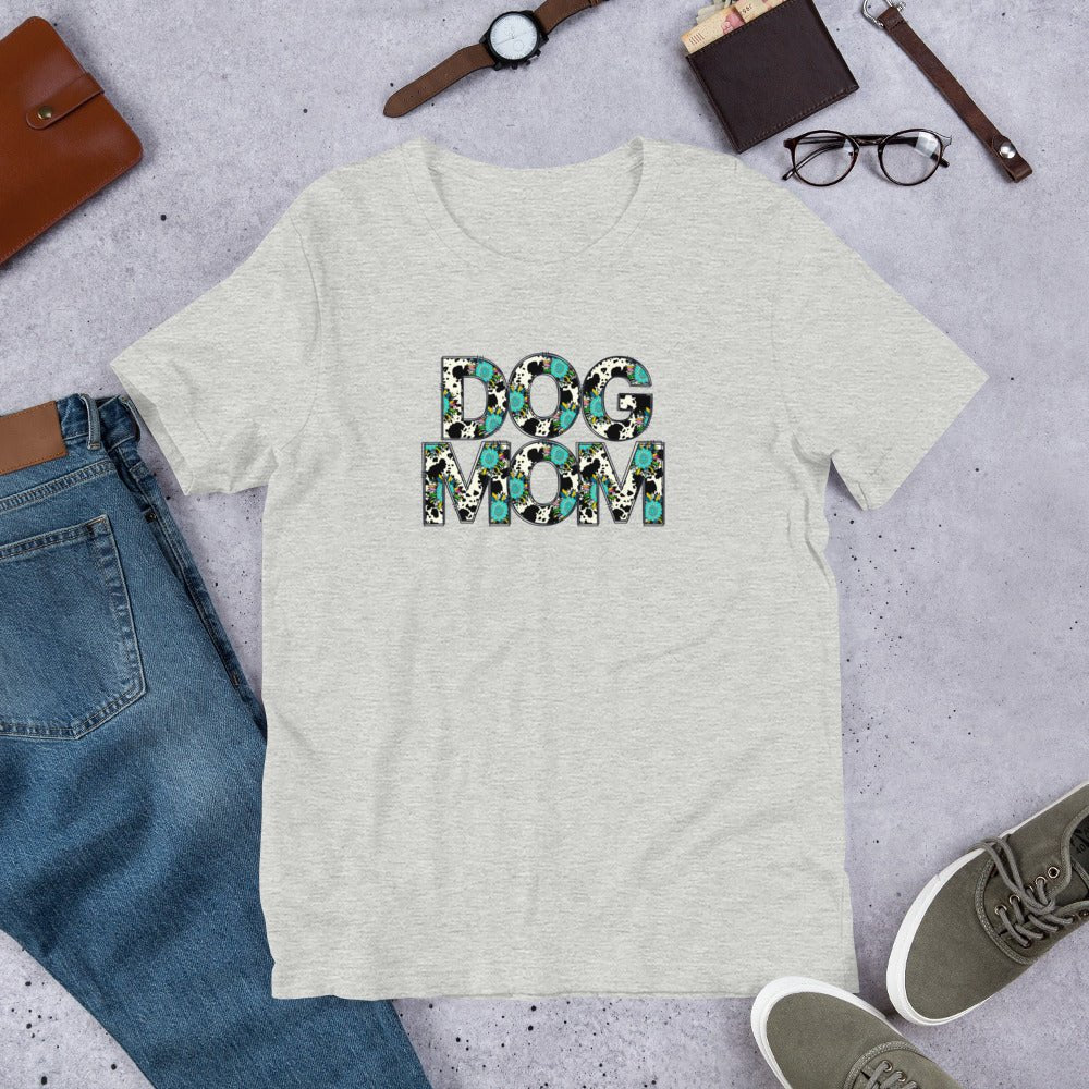 Dog Mom Teal Sunflower T-Shirt - DoggyLoveandMore