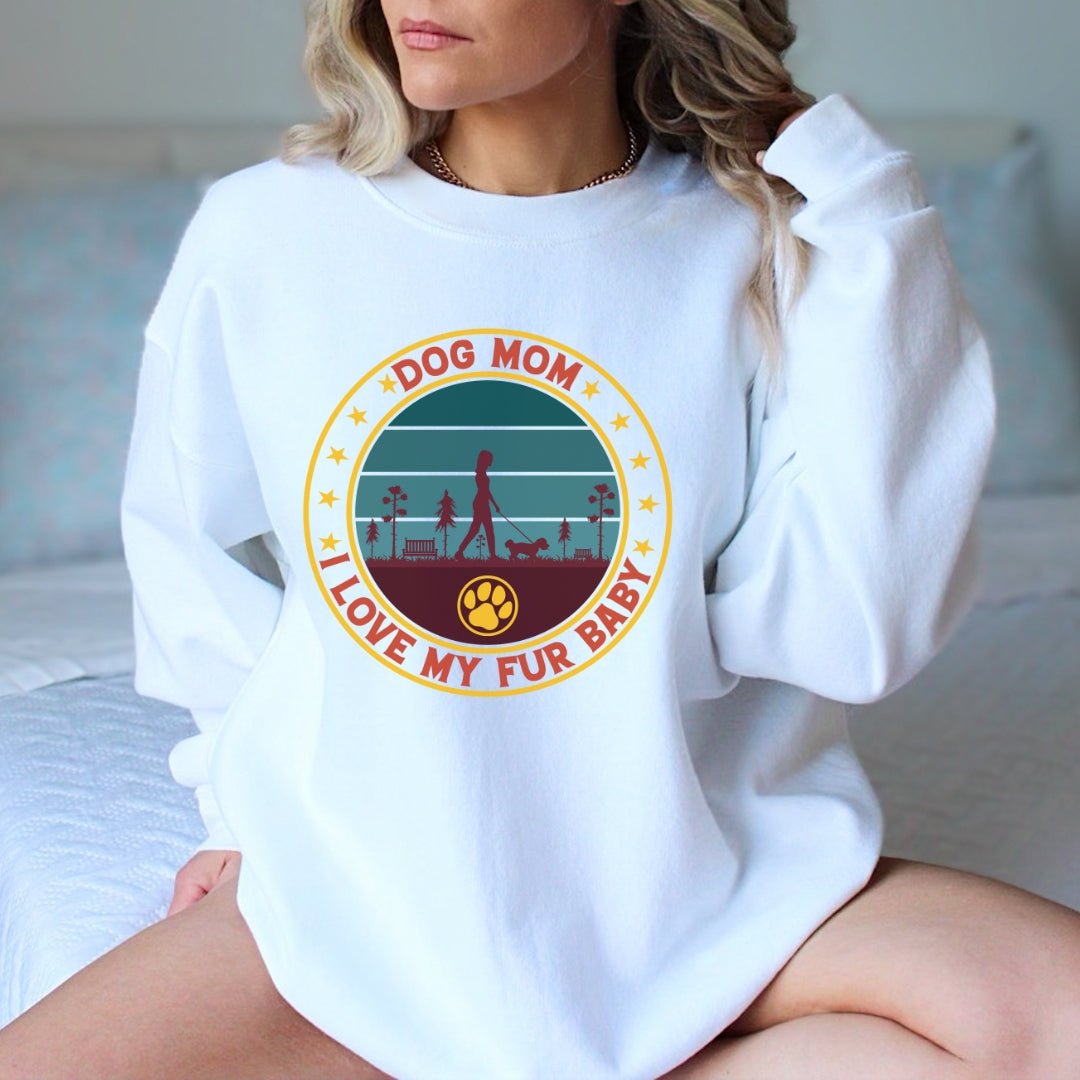 Dog Mom Vintage Sweatshirt - DoggyLoveandMore