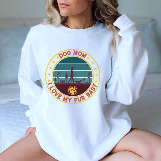 Dog Mom Vintage Sweatshirt - DoggyLoveandMore