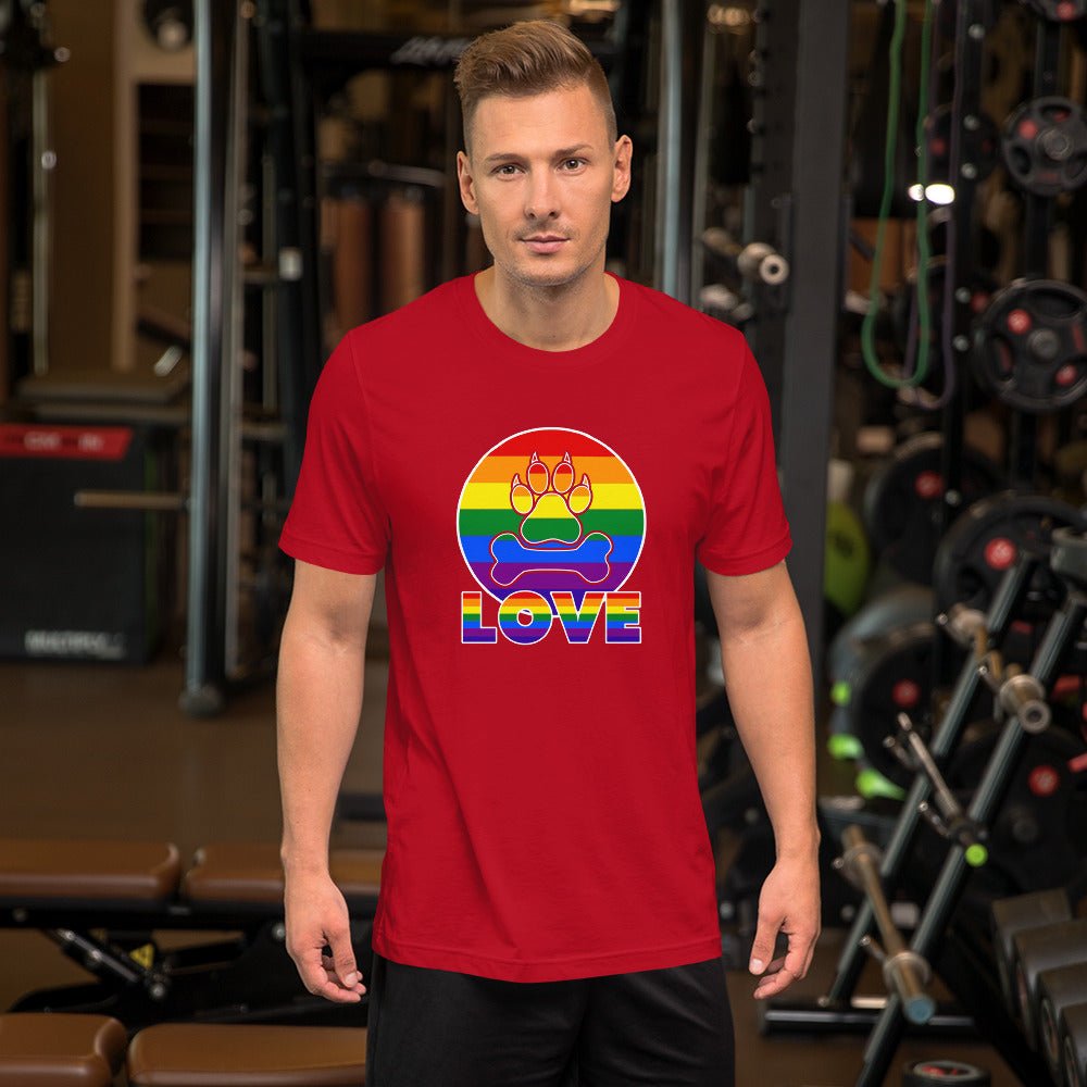 Doggy Love Rainbow T-Shirt - DoggyLoveandMore