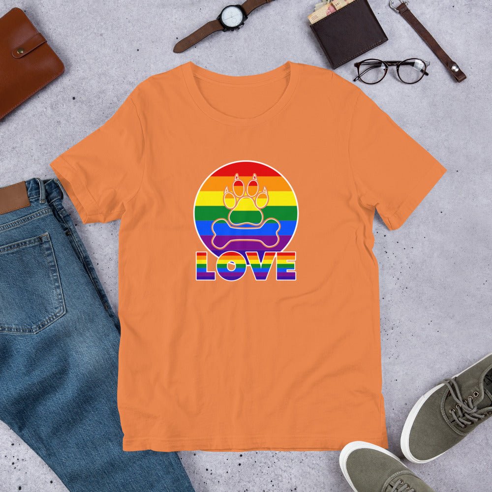 Doggy Love Rainbow T-Shirt - DoggyLoveandMore