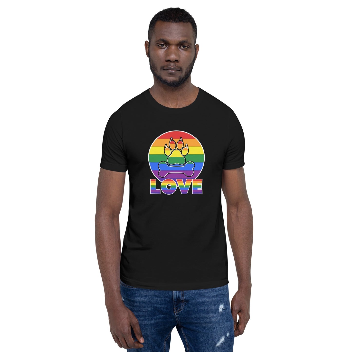 Doggy Love Rainbow T-Shirt - DoggyLoveandMore