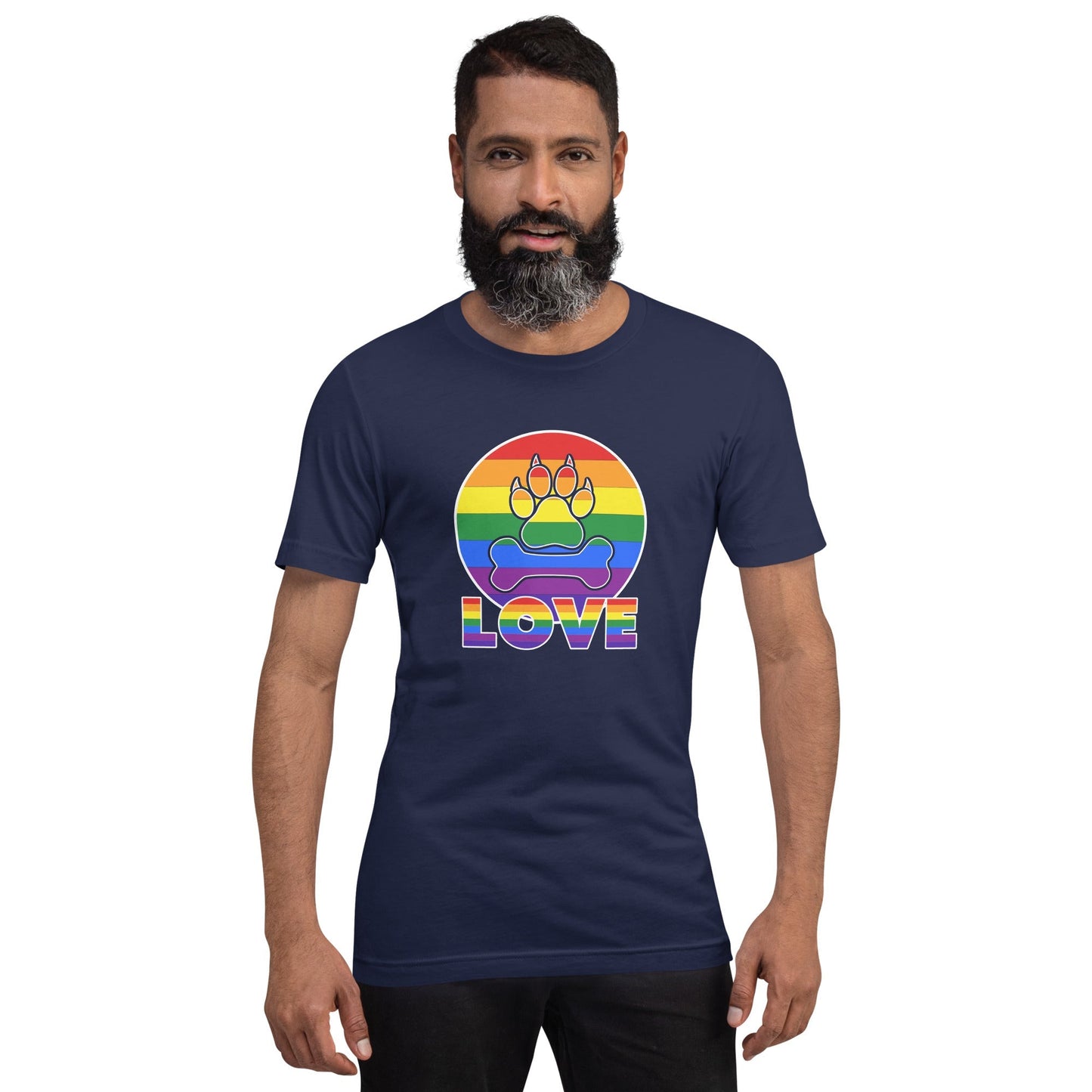 Doggy Love Rainbow T-Shirt - DoggyLoveandMore