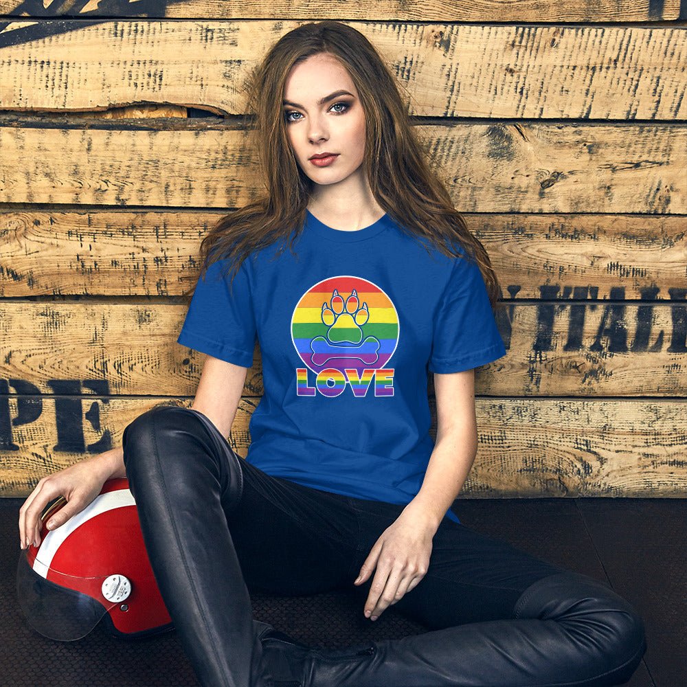 Doggy Love Rainbow T-Shirt - DoggyLoveandMore