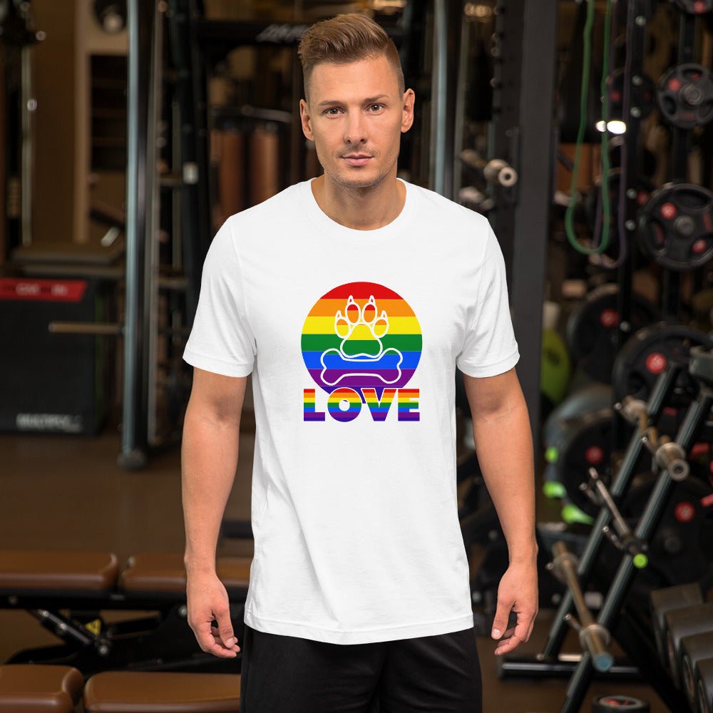 Doggy Love Rainbow T-Shirt - DoggyLoveandMore