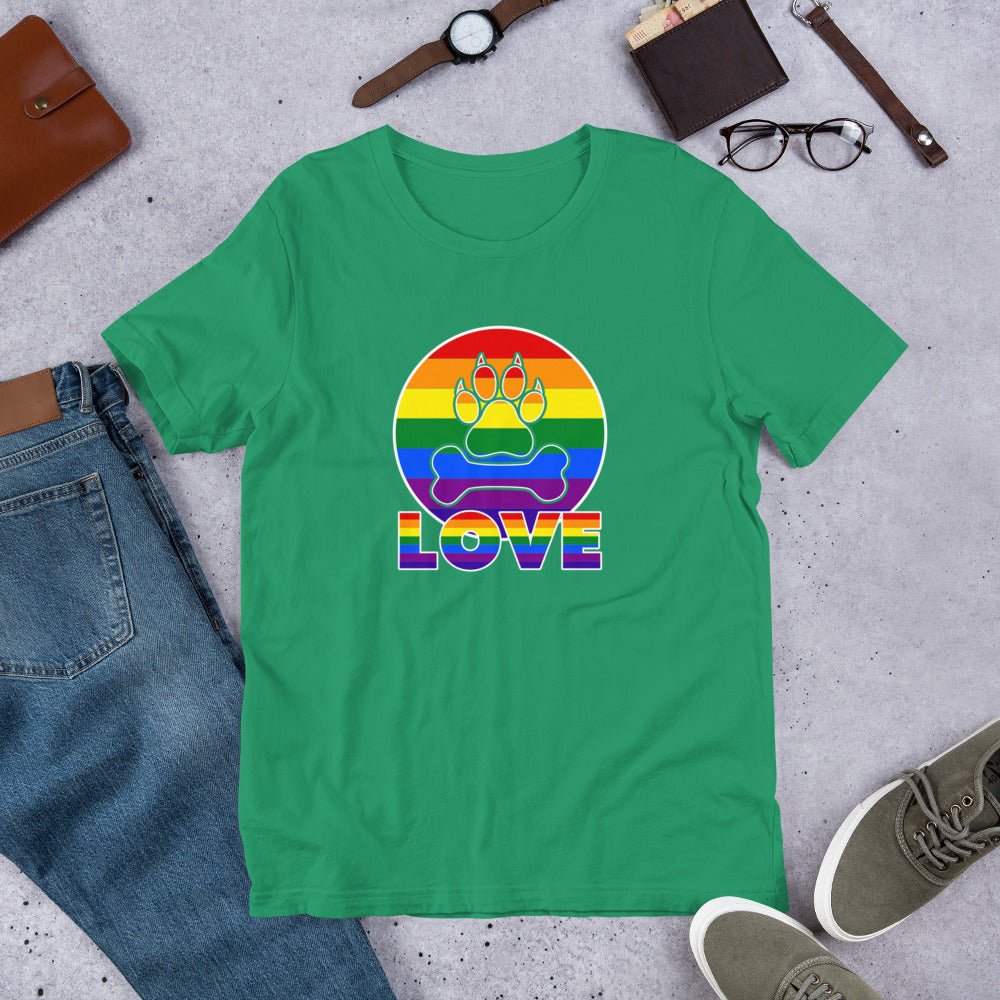 Doggy Love Rainbow T-Shirt - DoggyLoveandMore