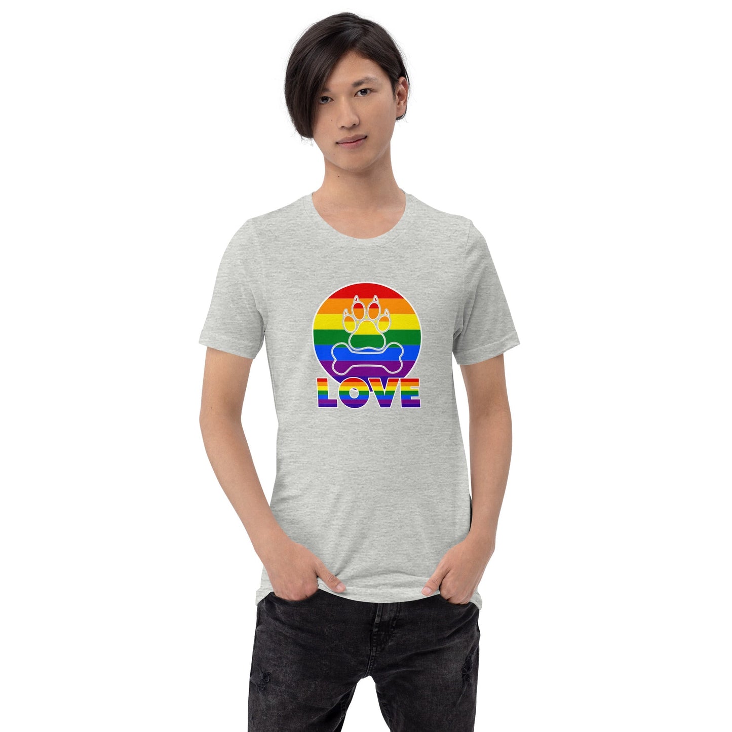 Doggy Love Rainbow T-Shirt - DoggyLoveandMore