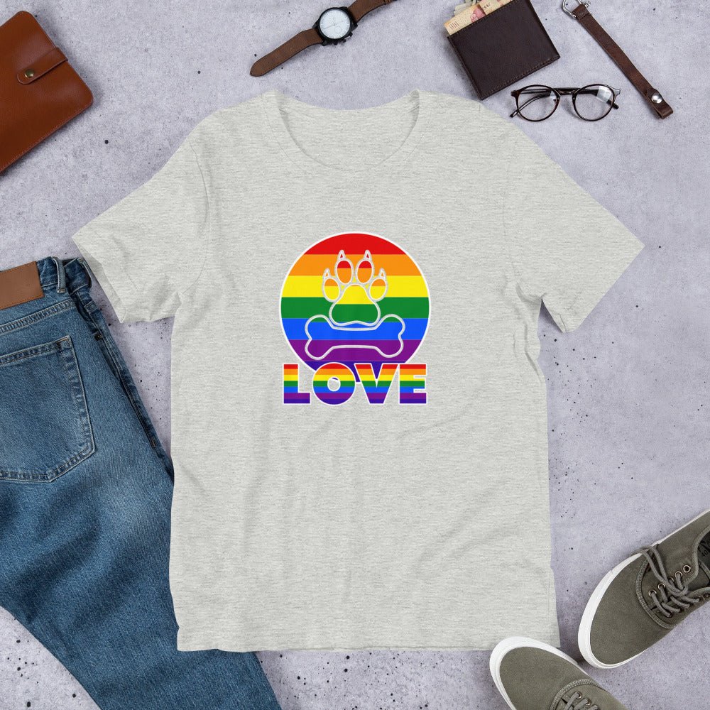 Doggy Love Rainbow T-Shirt - DoggyLoveandMore