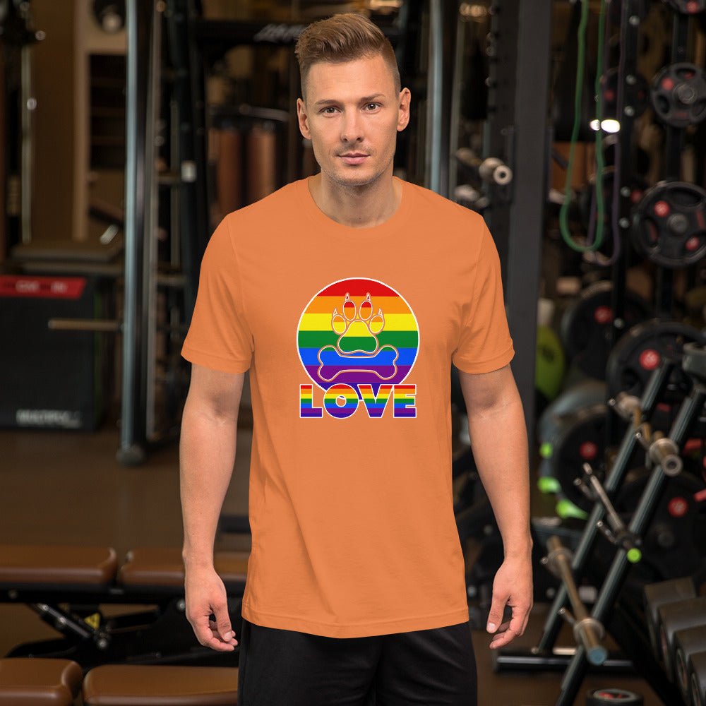 Doggy Love Rainbow T-Shirt - DoggyLoveandMore