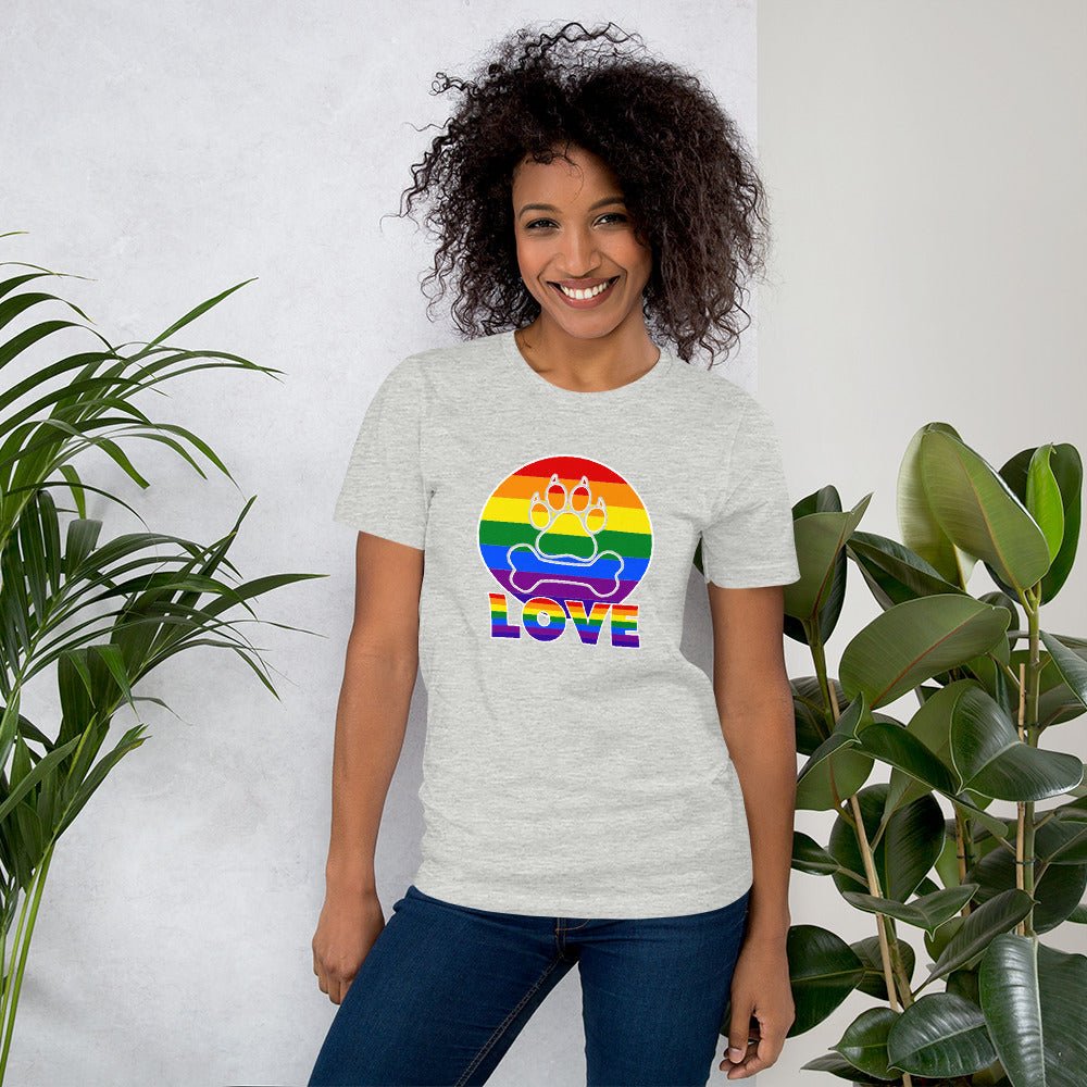 Doggy Love Rainbow T-Shirt - DoggyLoveandMore