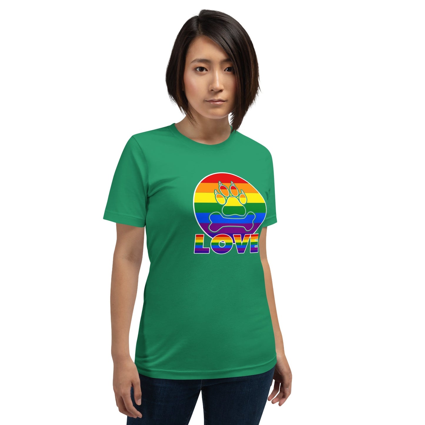 Doggy Love Rainbow T-Shirt - DoggyLoveandMore