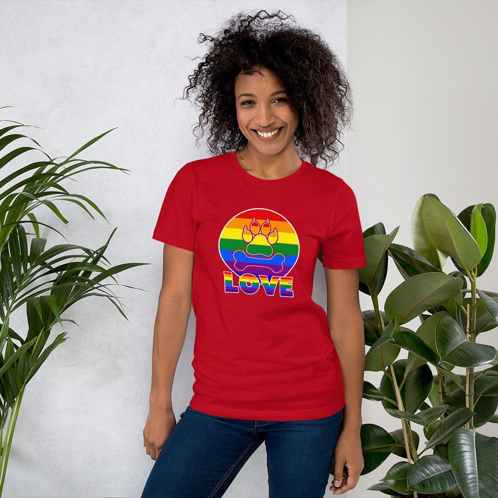 Doggy Love Rainbow T-Shirt - DoggyLoveandMore