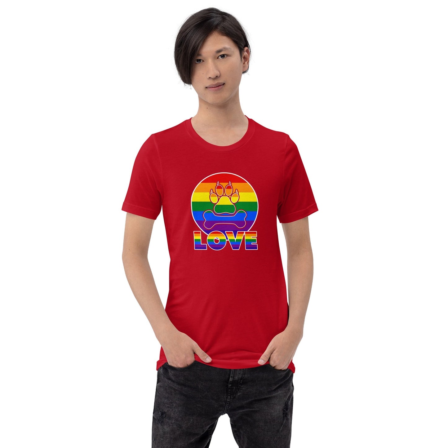 Doggy Love Rainbow T-Shirt - DoggyLoveandMore