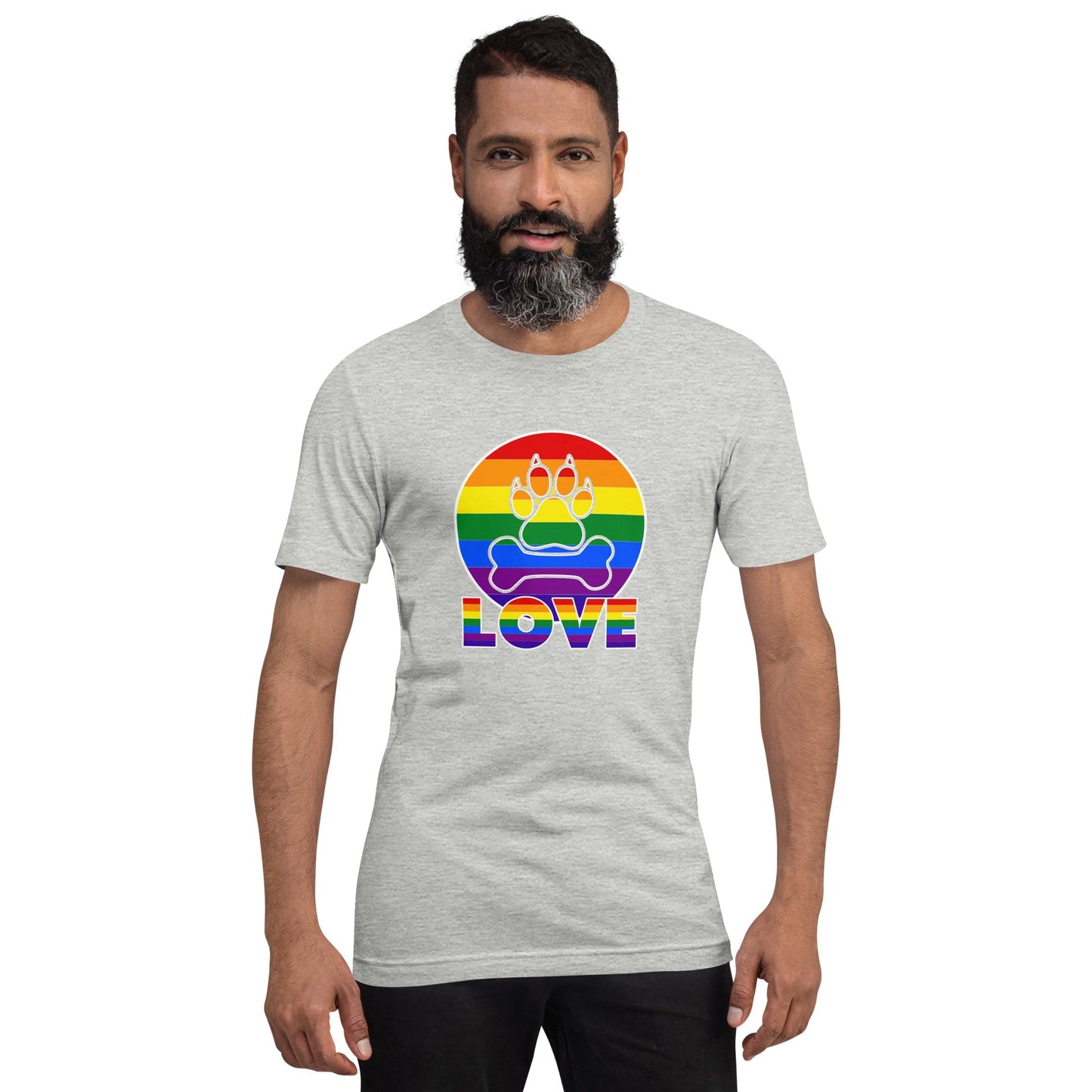 Doggy Love Rainbow T-Shirt - DoggyLoveandMore