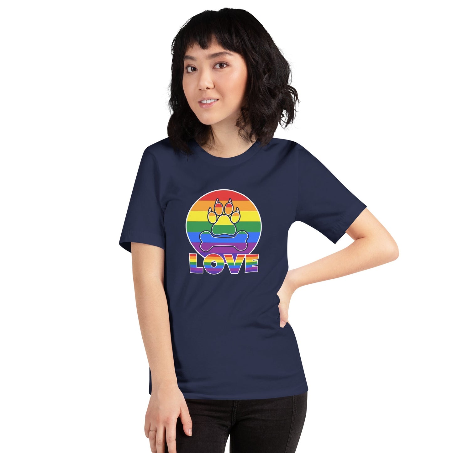 Doggy Love Rainbow T-Shirt - DoggyLoveandMore