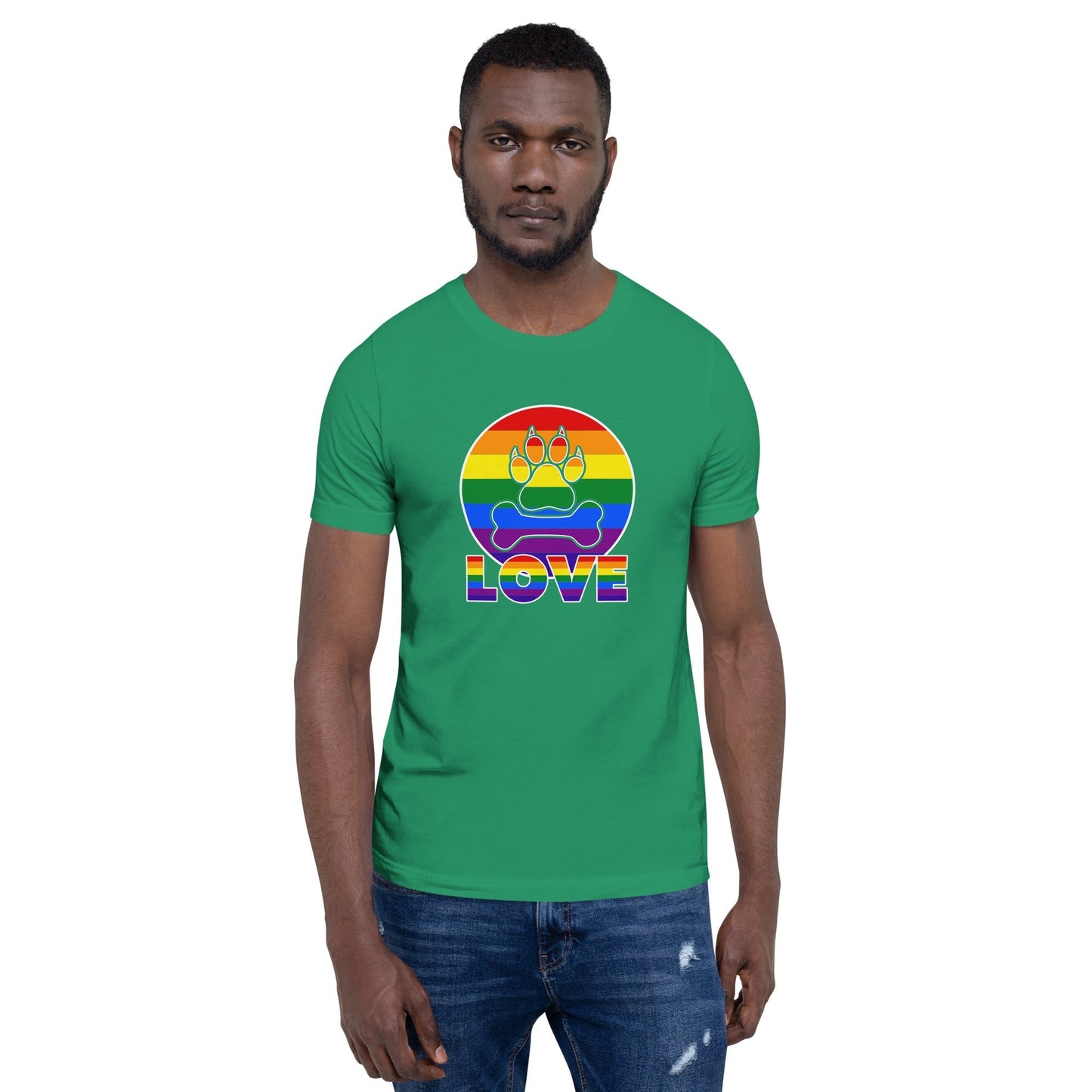 Doggy Love Rainbow T-Shirt - DoggyLoveandMore