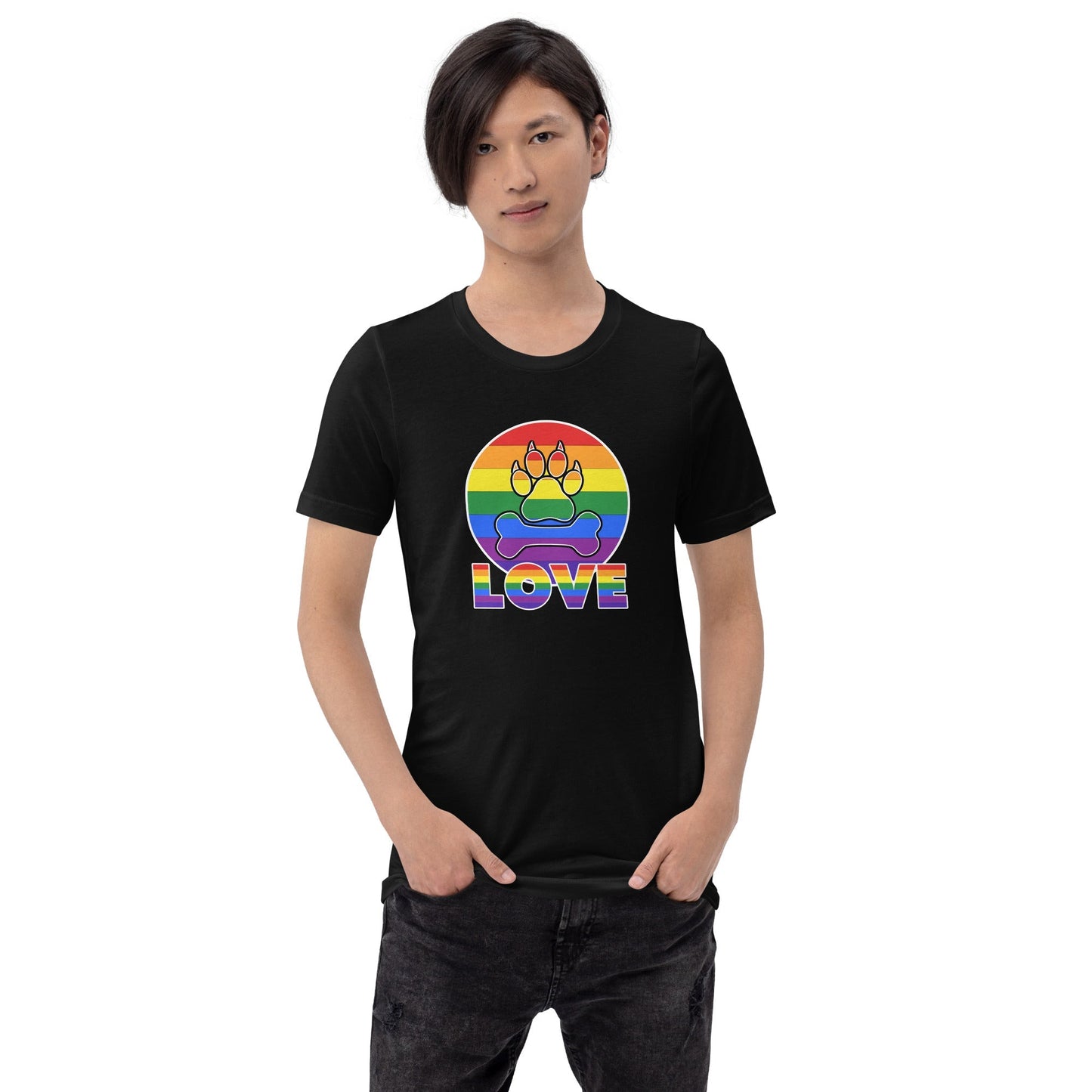 Doggy Love Rainbow T-Shirt - DoggyLoveandMore