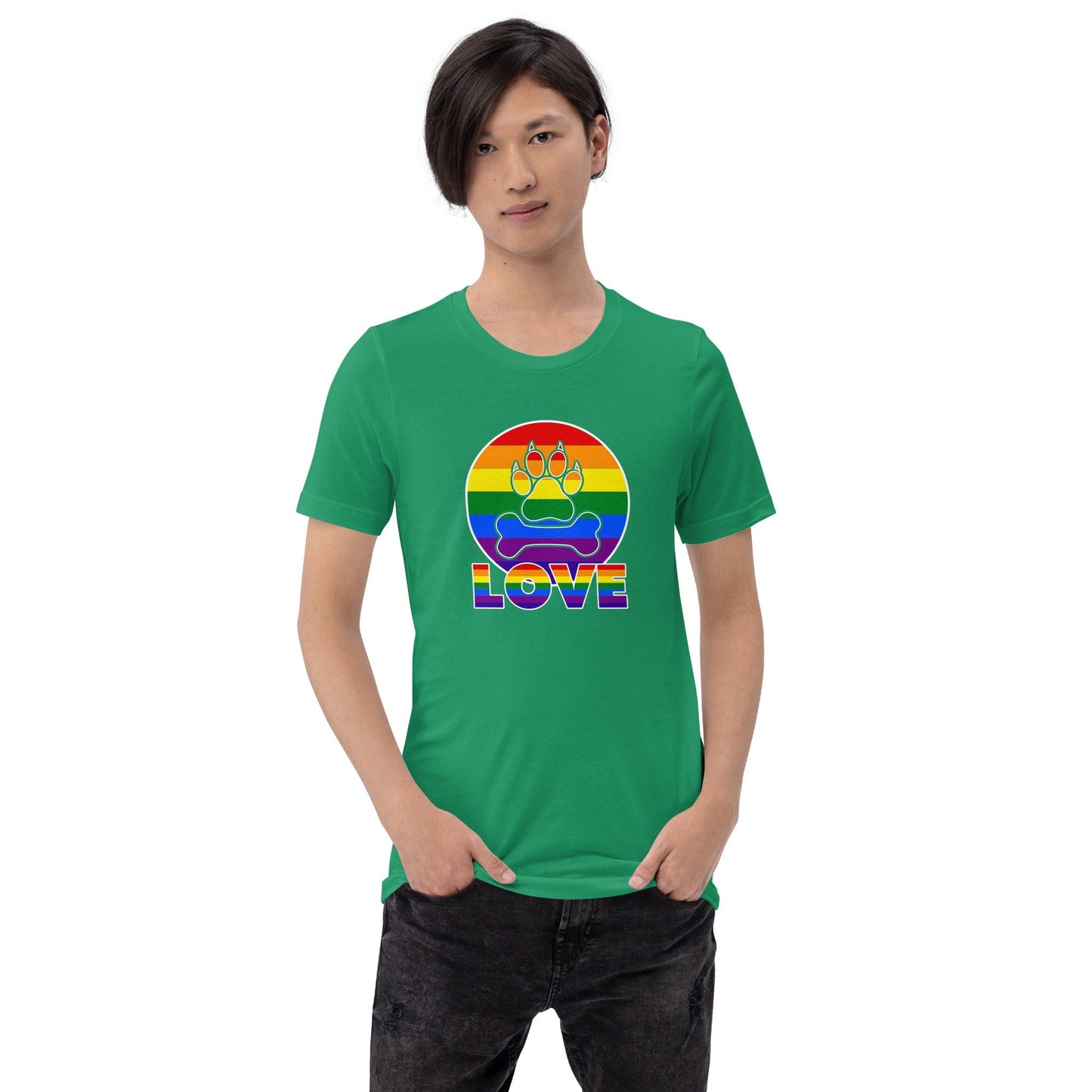 Doggy Love Rainbow T-Shirt - DoggyLoveandMore