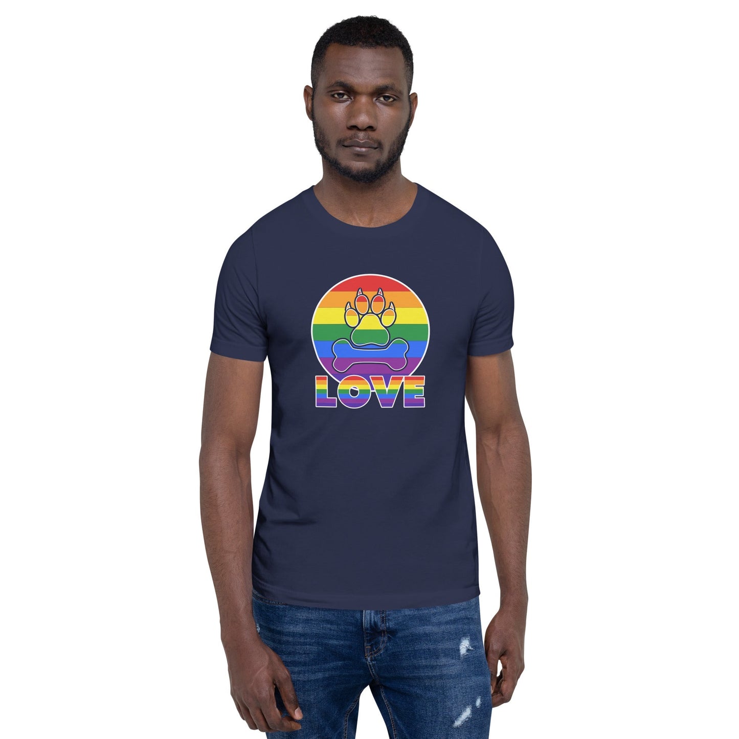 Doggy Love Rainbow T-Shirt - DoggyLoveandMore