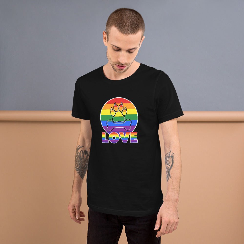 Doggy Love Rainbow T-Shirt - DoggyLoveandMore