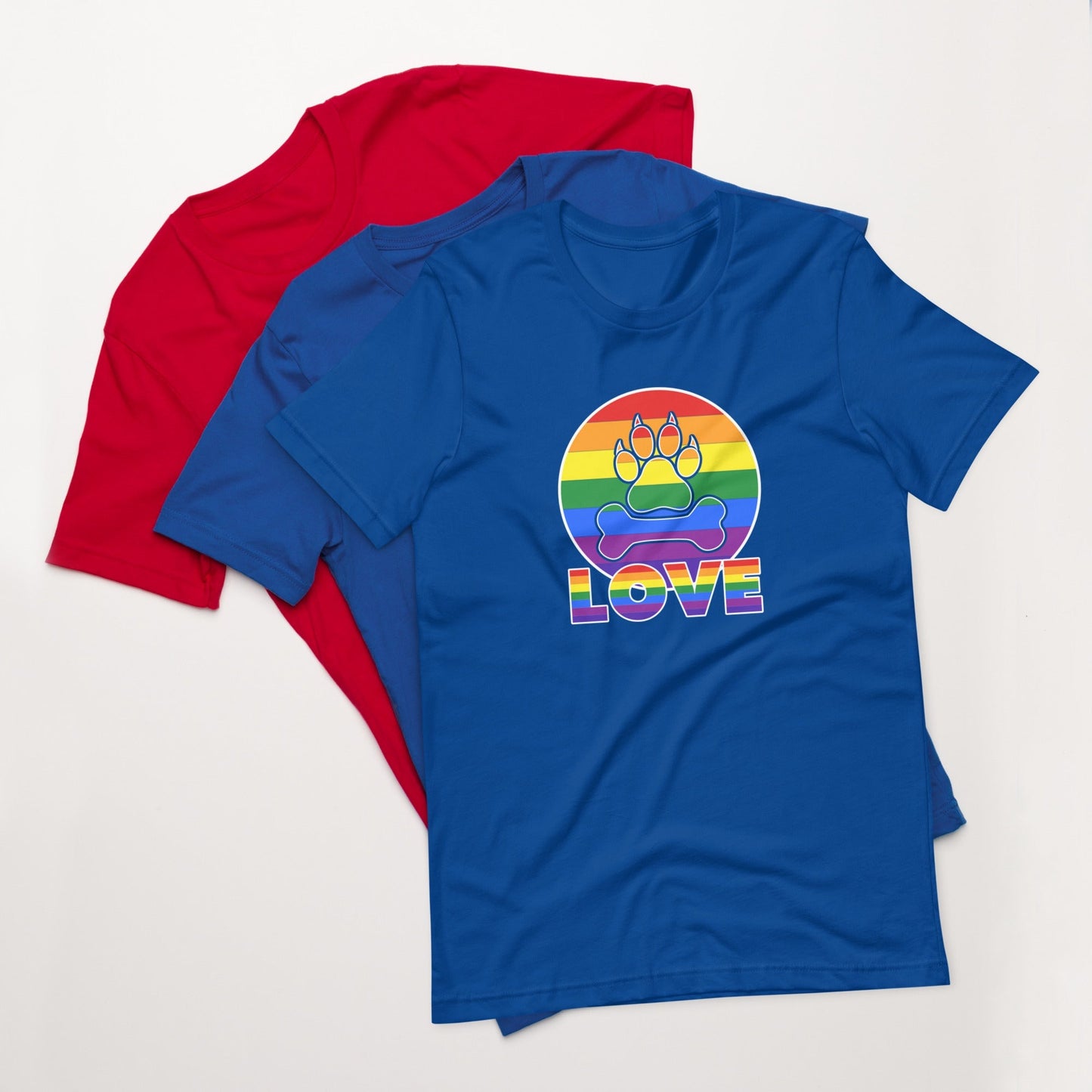 Doggy Love Rainbow T-Shirt - DoggyLoveandMore