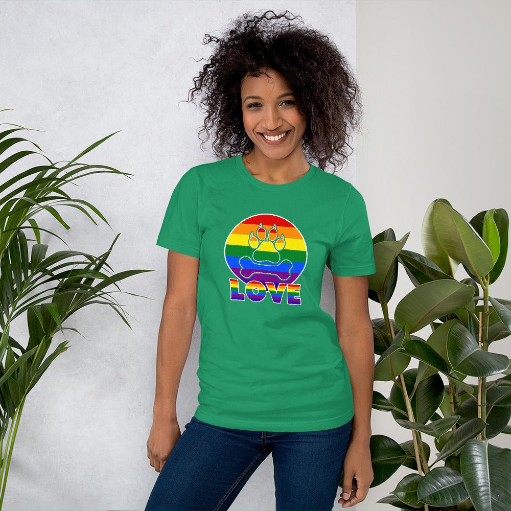 Doggy Love Rainbow T-Shirt - DoggyLoveandMore