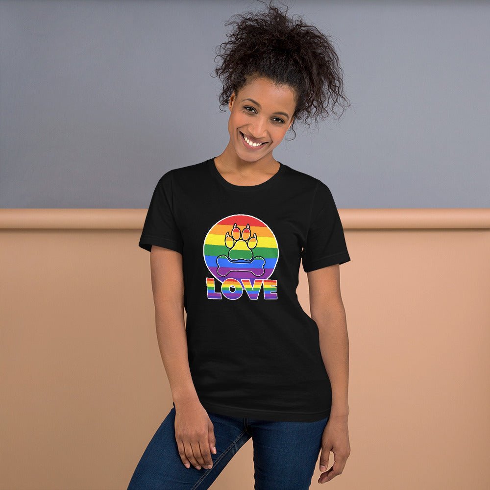 Doggy Love Rainbow T-Shirt - DoggyLoveandMore