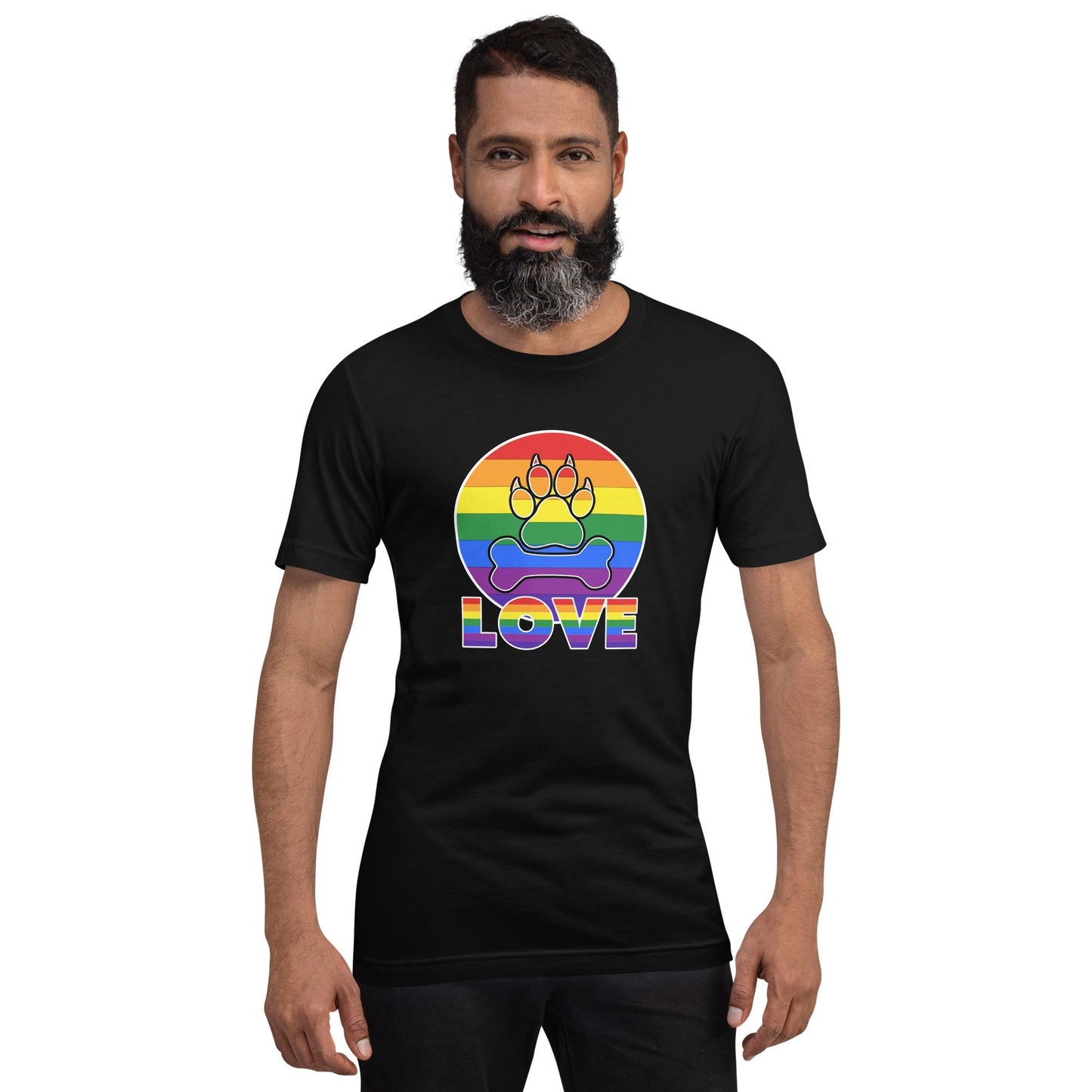 Doggy Love Rainbow T-Shirt - DoggyLoveandMore