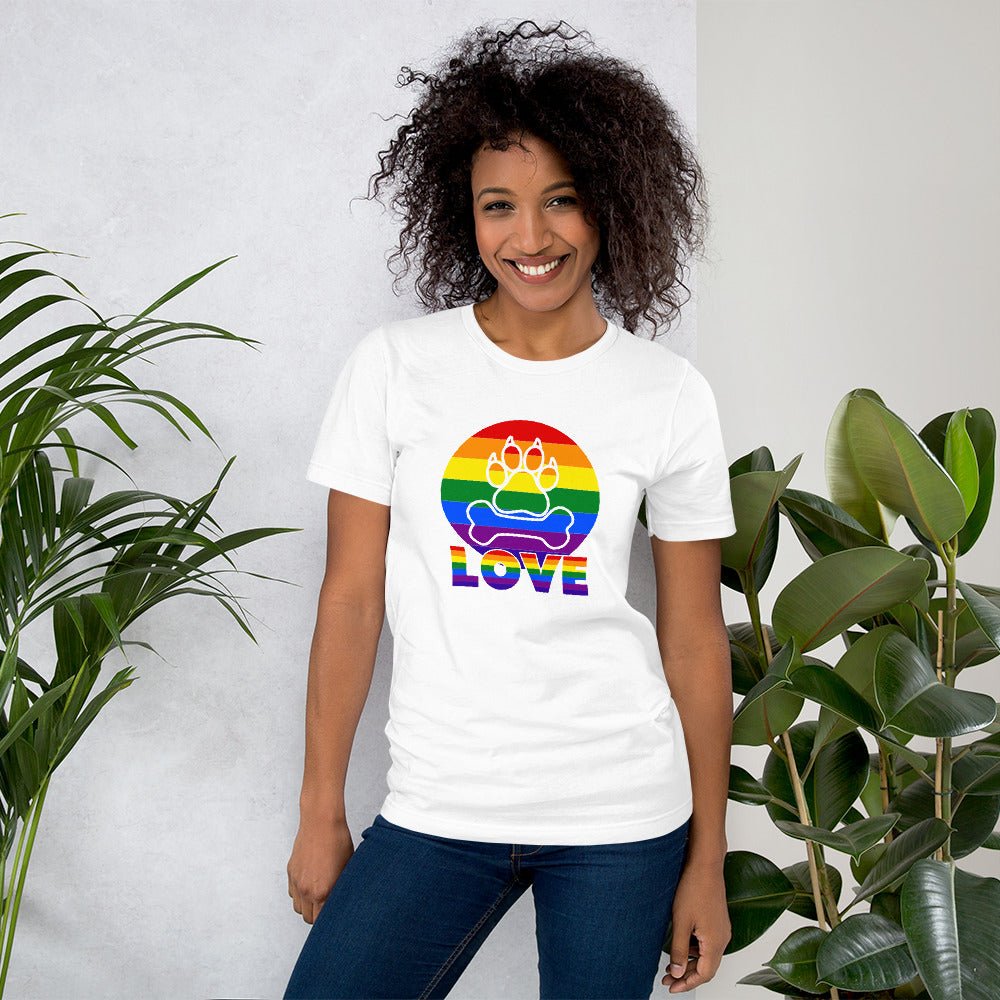 Doggy Love Rainbow T-Shirt - DoggyLoveandMore