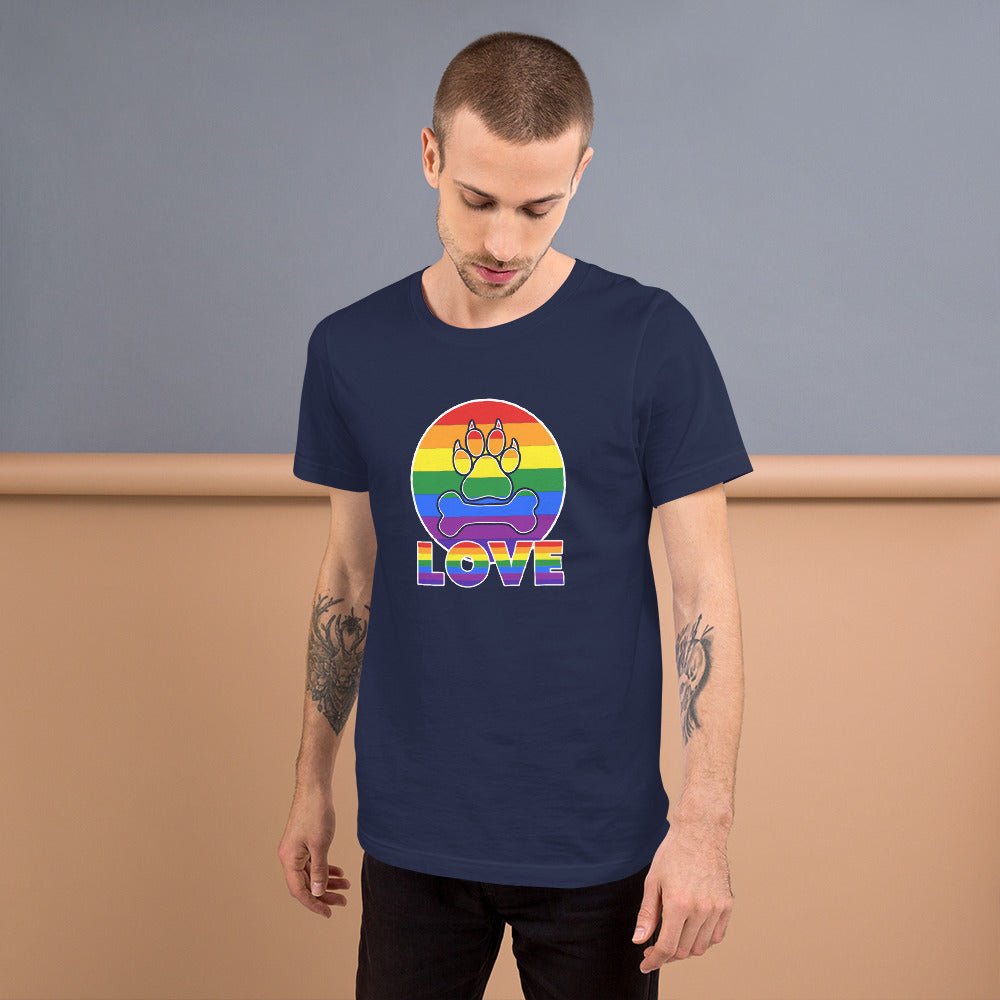 Doggy Love Rainbow T-Shirt - DoggyLoveandMore