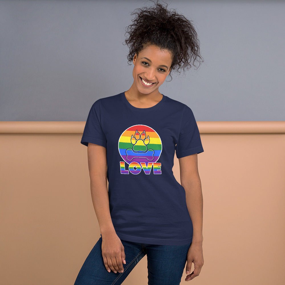 Doggy Love Rainbow T-Shirt - DoggyLoveandMore