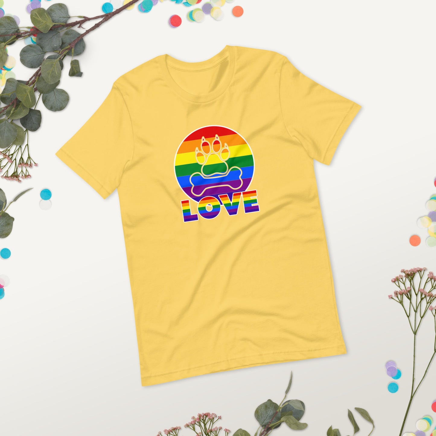 Doggy Love Rainbow T-Shirt