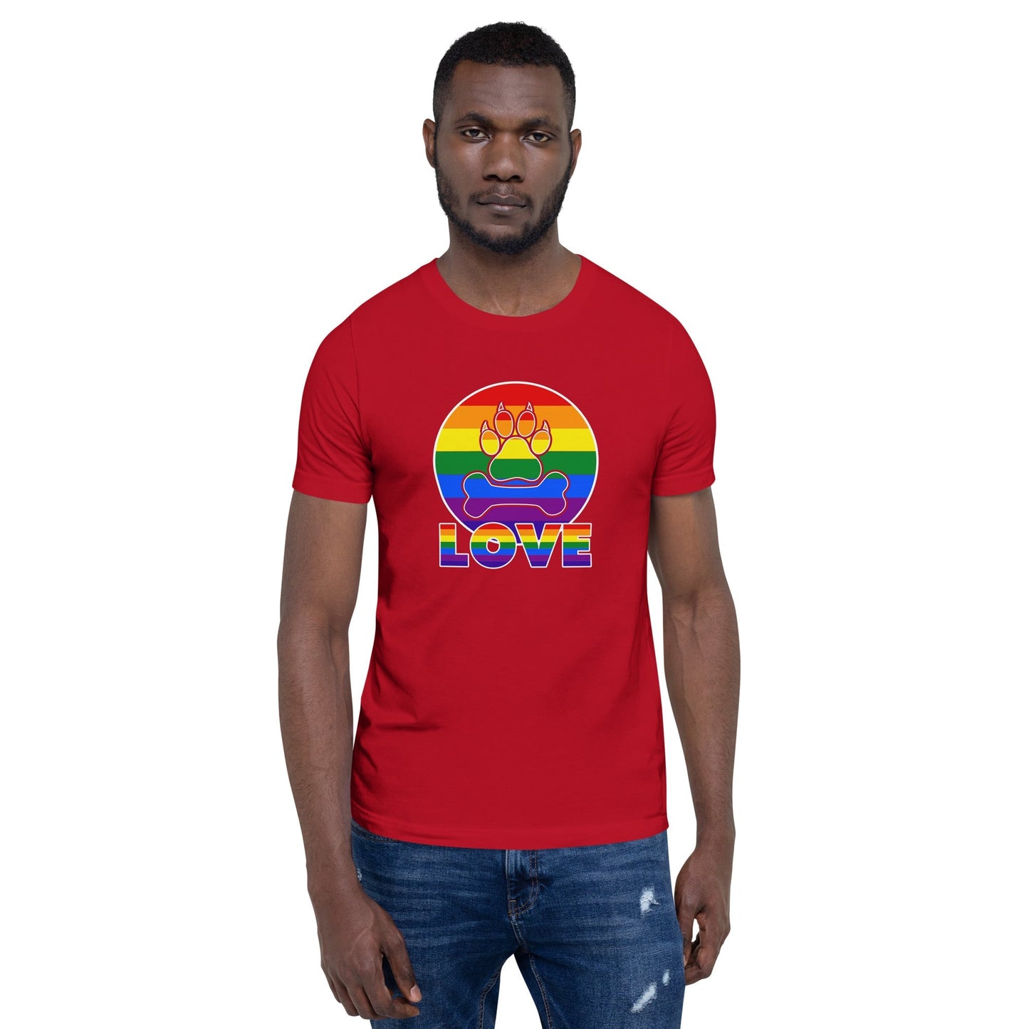 Doggy Love Rainbow T-Shirt - DoggyLoveandMore