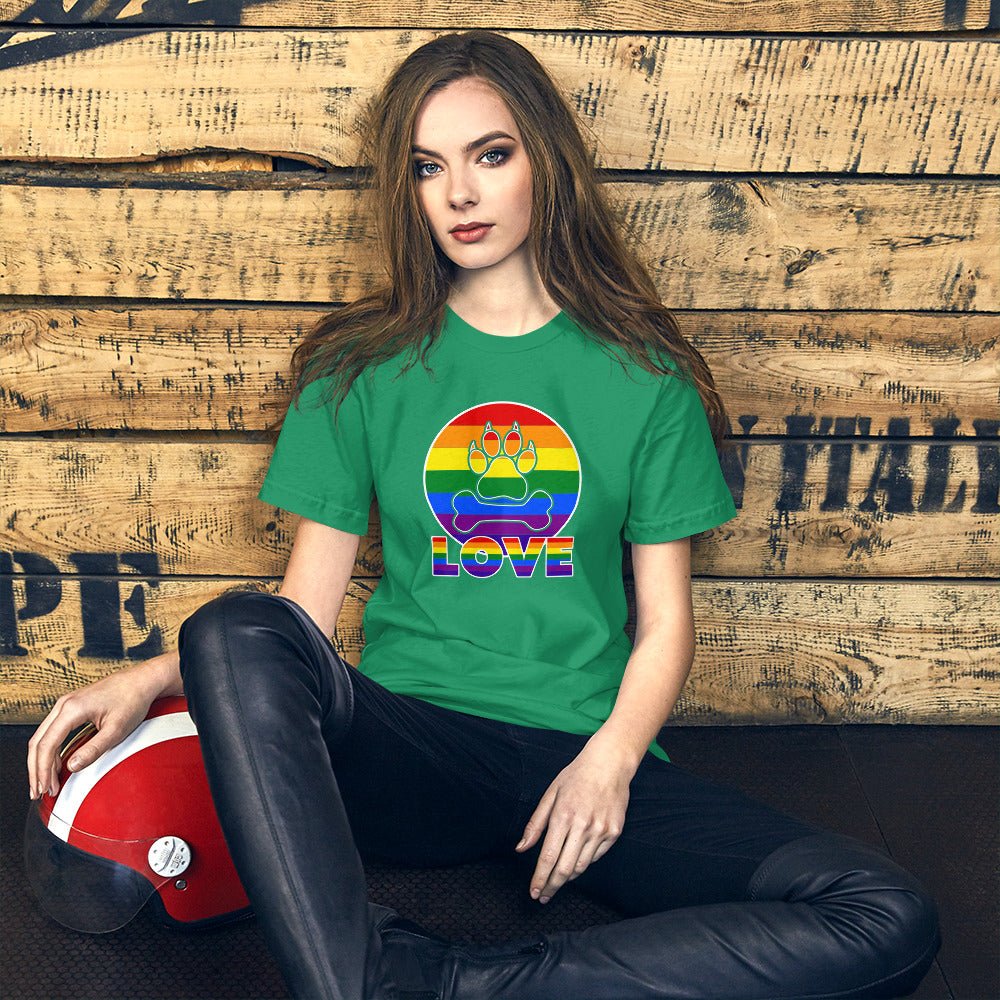 Doggy Love Rainbow T-Shirt - DoggyLoveandMore