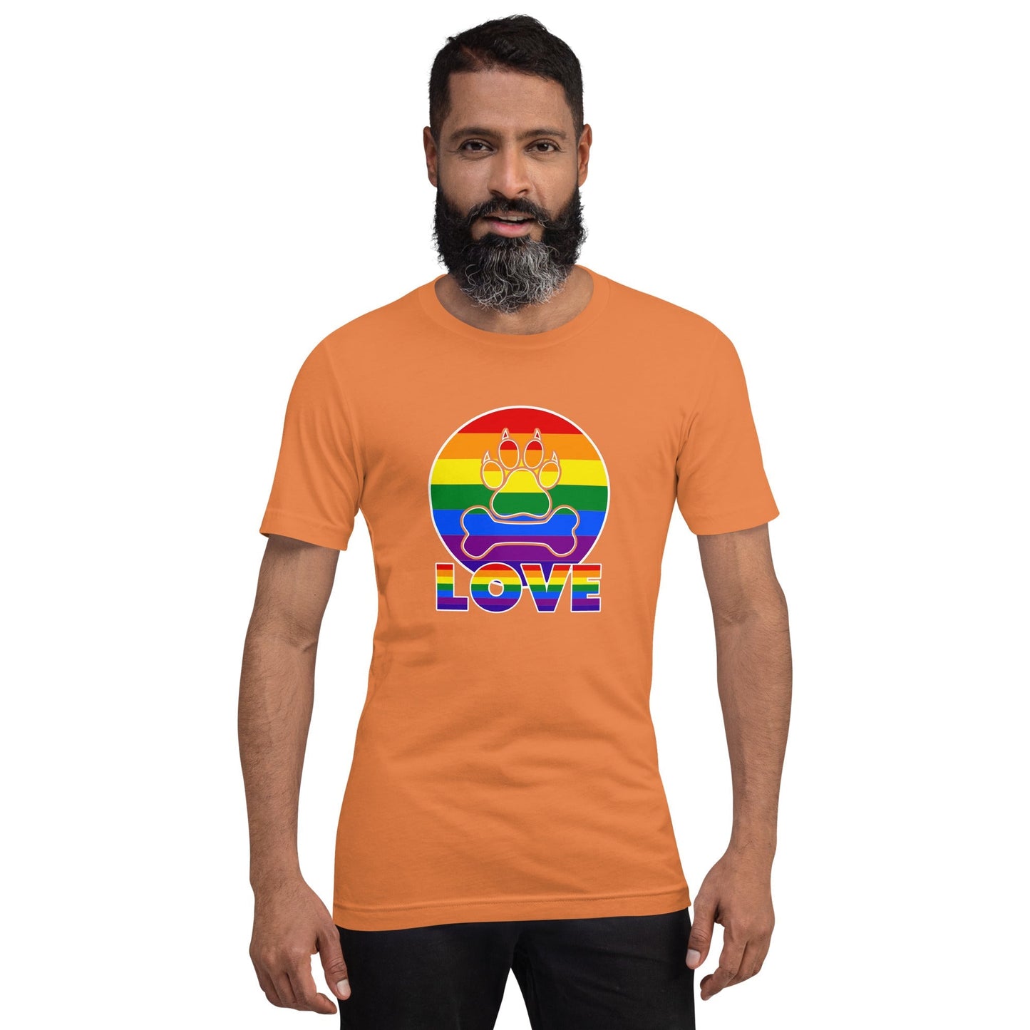 Doggy Love Rainbow T-Shirt - DoggyLoveandMore