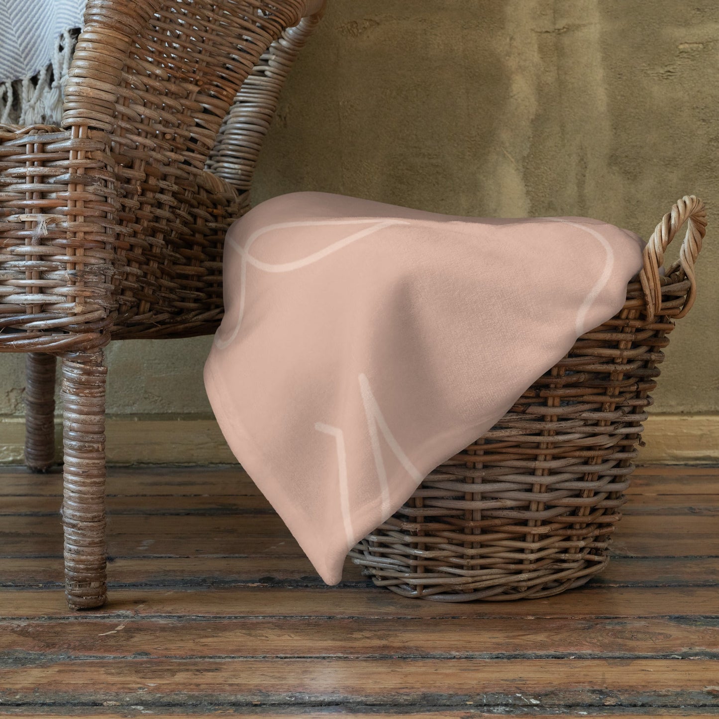 Dusty Rose Throw Blanket - DoggyLoveandMore