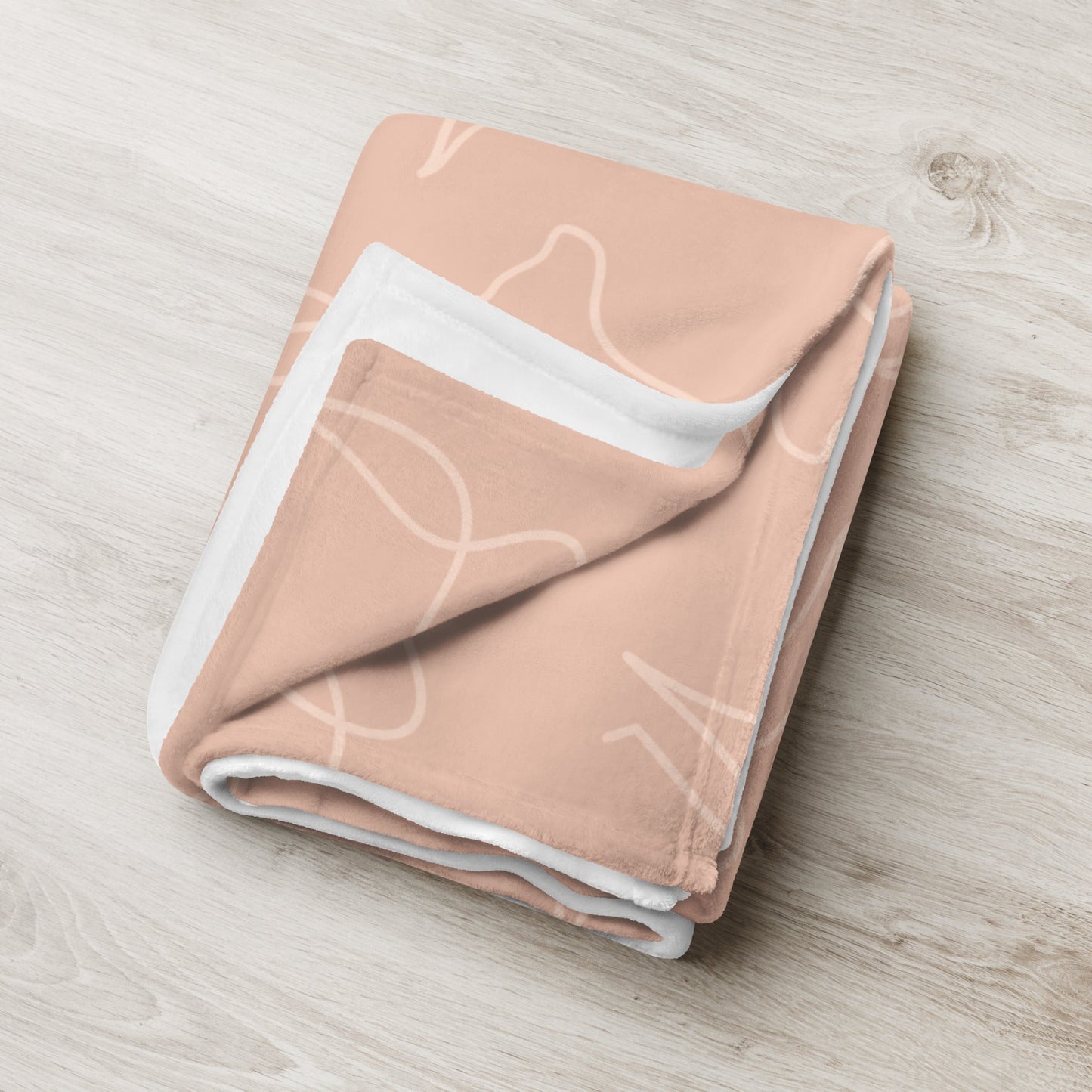 Dusty Rose Throw Blanket - DoggyLoveandMore