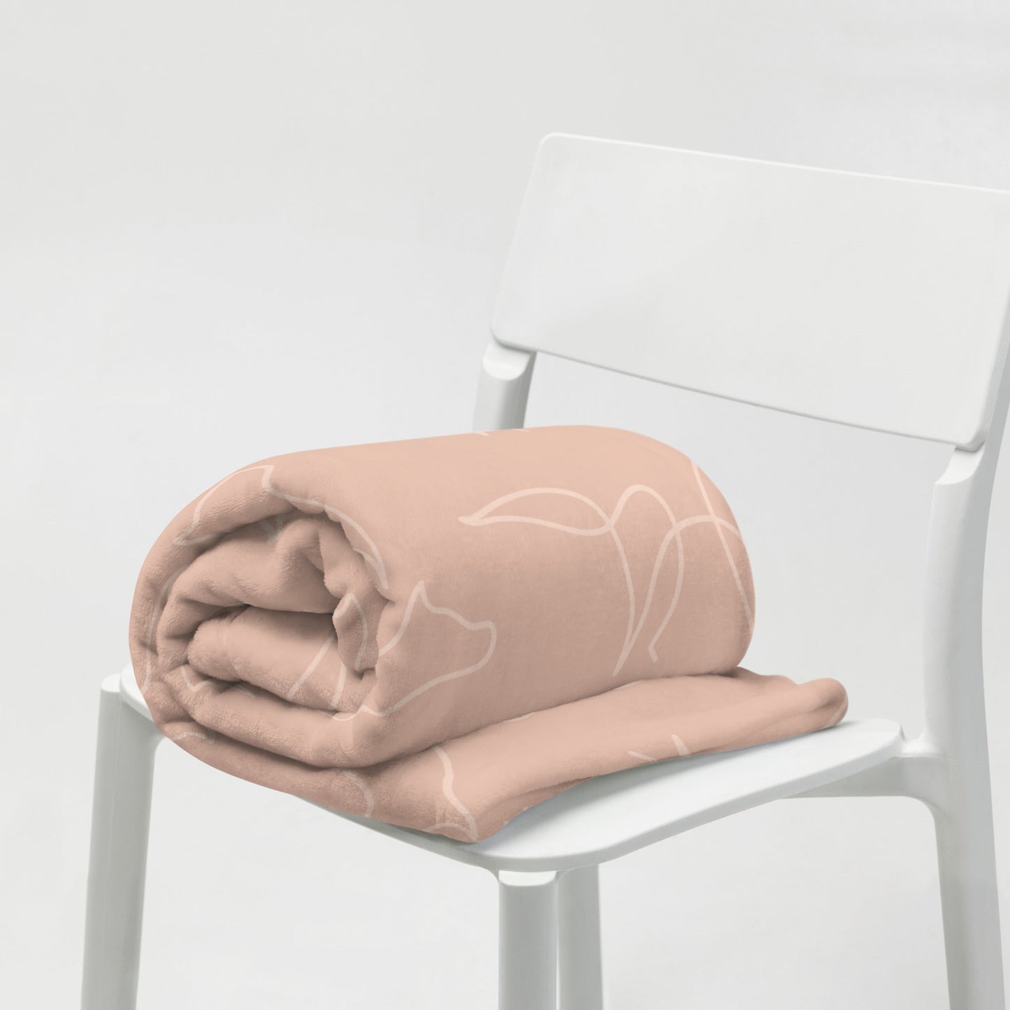 Dusty Rose Throw Blanket - DoggyLoveandMore