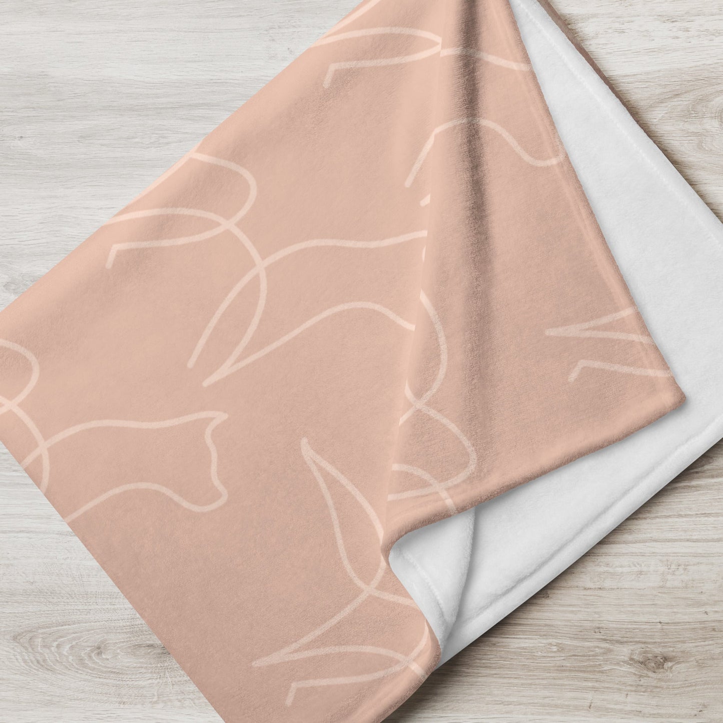 Dusty Rose Throw Blanket - DoggyLoveandMore