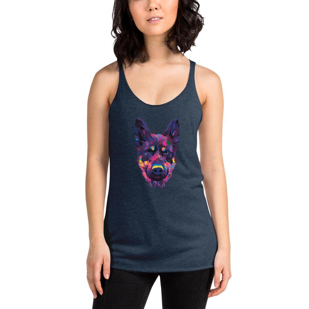 German Shepherd Racerback Tank Top - DoggyLoveandMore