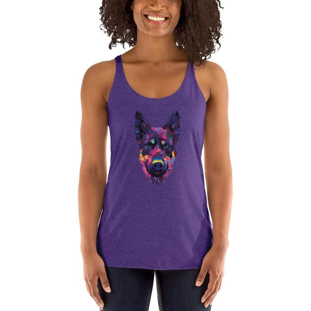 German Shepherd Racerback Tank Top - DoggyLoveandMore