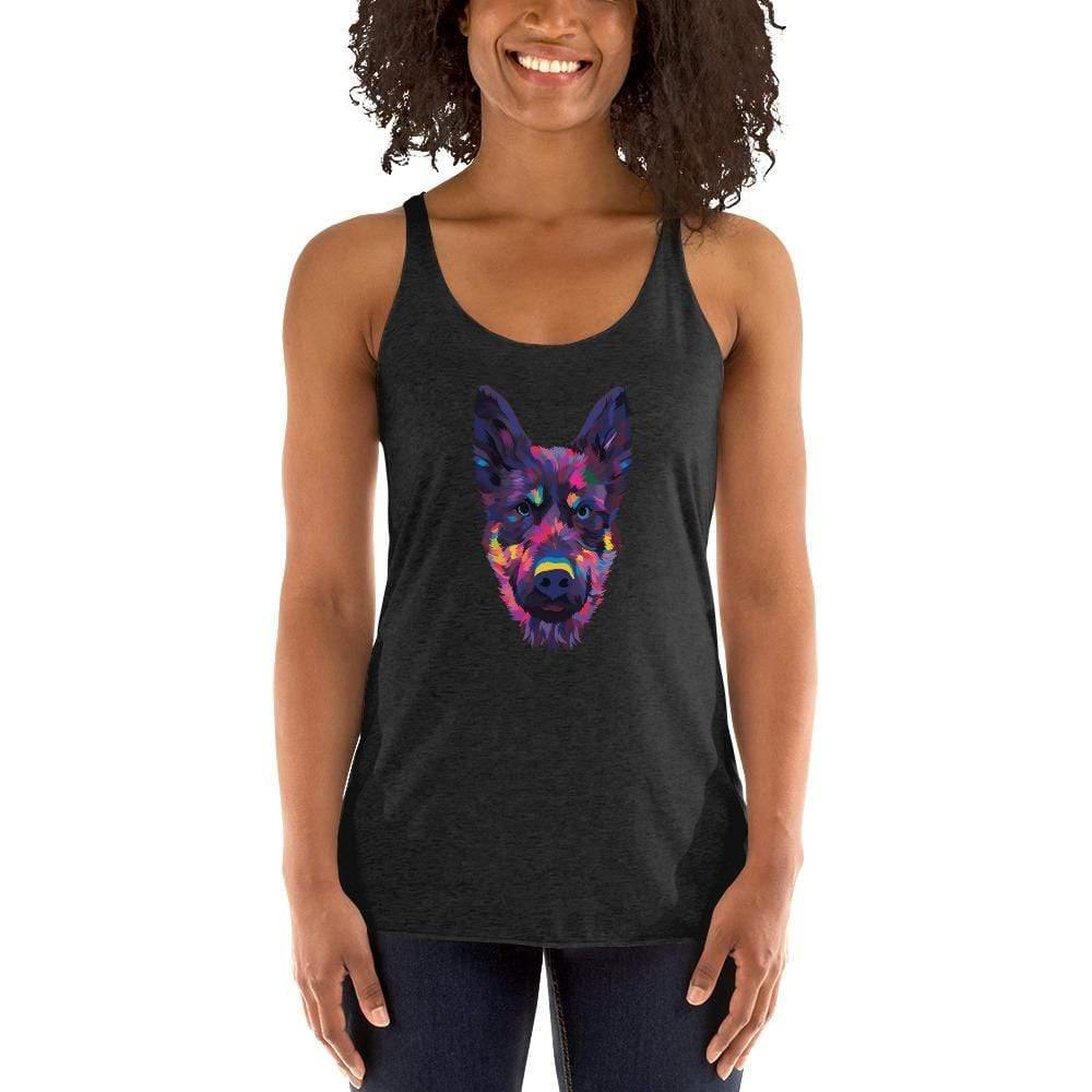 German Shepherd Racerback Tank Top - DoggyLoveandMore
